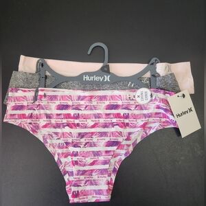 Women's Hurley 3pk Bikini Underwear Size XL